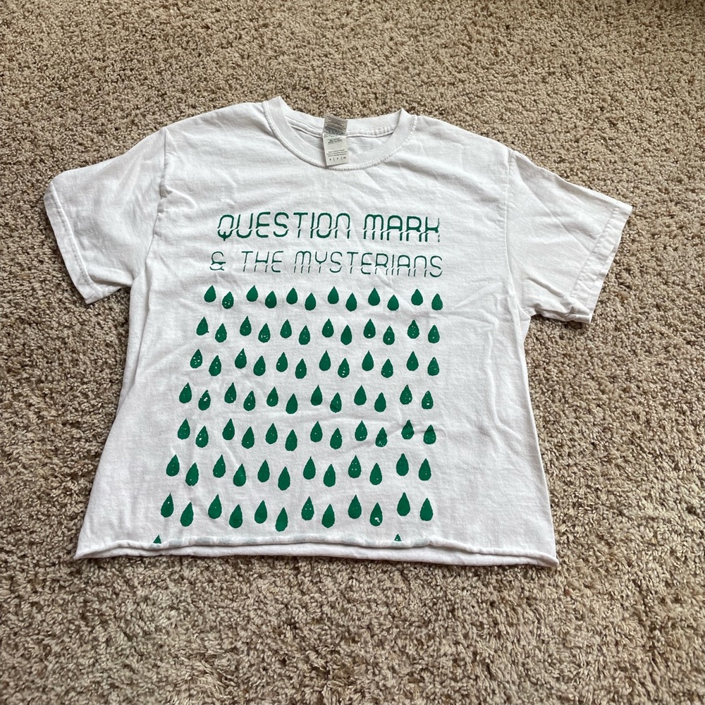 Question mark & the mysterians cropped band tee